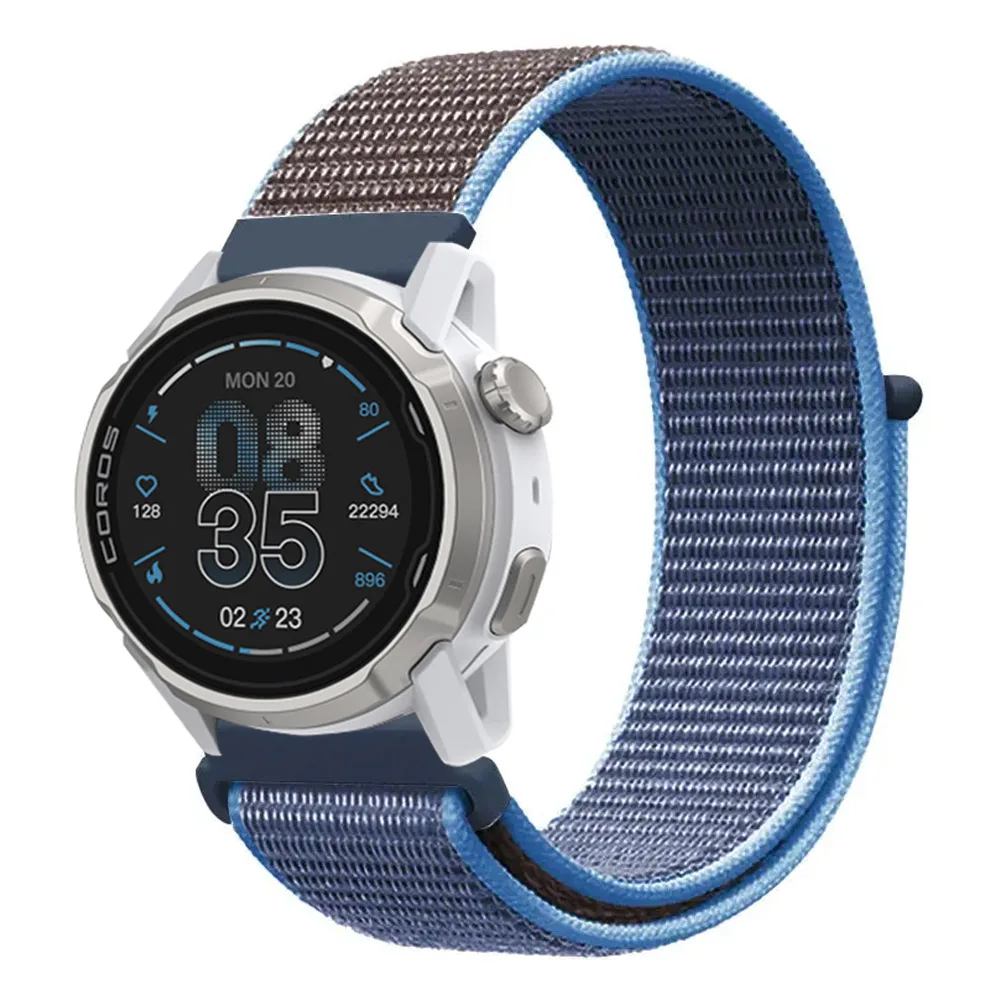 Nylon Loop Strap - Comfortable Sport Bracelet Replacement Band, 20/22mm