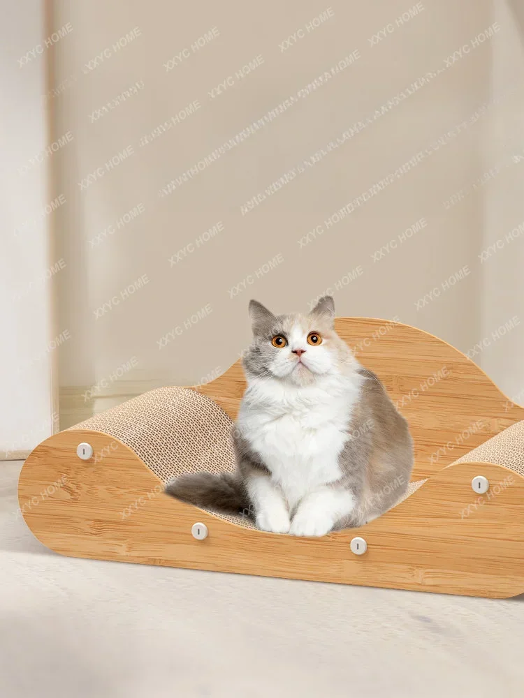 Cat Scratch Board Litter Sofa Wear-Resistant Corrugated Paper Scratch-Resistant Claw Board Sofa