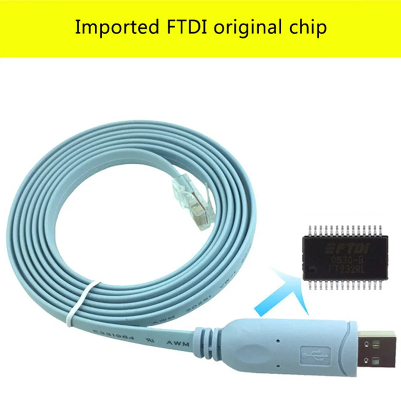 Usb Rj45 Console Cable Rs232 Serial Adapter  Cisco Console Usb Rs232 Cable  - Usb - Aliexpress