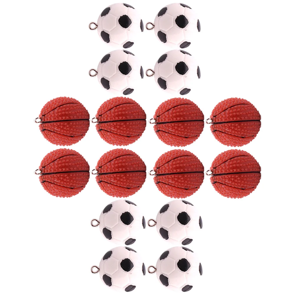 

Earring Accessory Football Basketball Pendant Resin Crafts Jewelry Making Supplies