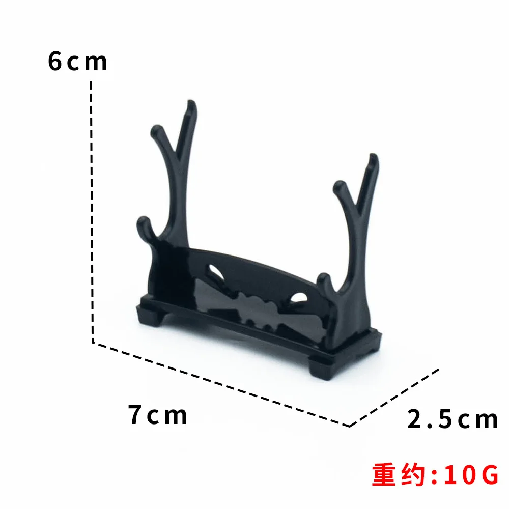Animation Knife Holder Game Weapon Display Stand Plastic Knife Holder (Black Double Layer Extra Large Knife Holder) Scabbard Sto 4
