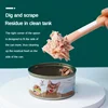 Cat Can Spoon Pet Feeding Stirring Spoon Cat Food Scraper Tools Canned Wet Food Clean Long Handle Right Angle Design Pet Spoon 2
