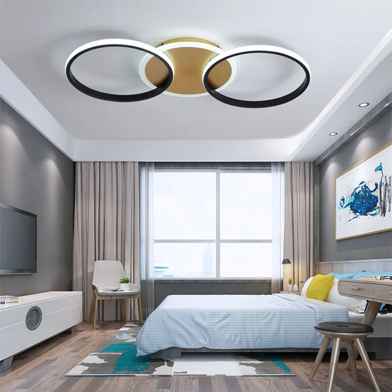 Lampadario quadrato moderno Led casa lampadario a soffitto illuminazione  per soggiorno lampada a stella corridoio luce camera da letto cucina -  AliExpress