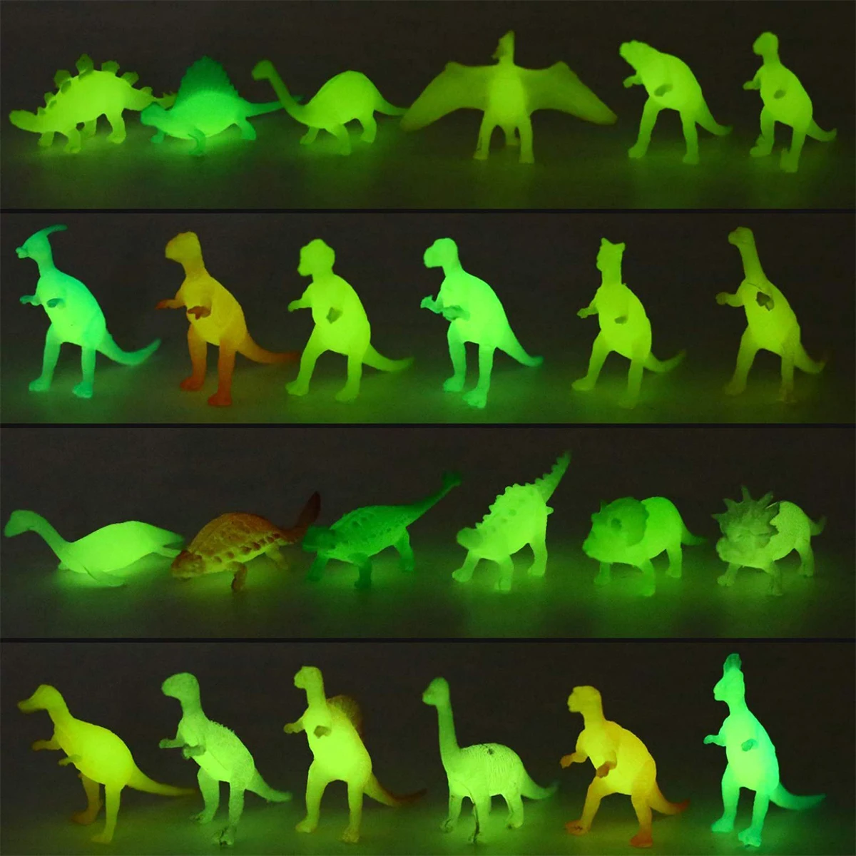 Dinosaurs of Jurassic Figure World movie Toy noctilucent dinosaur glow