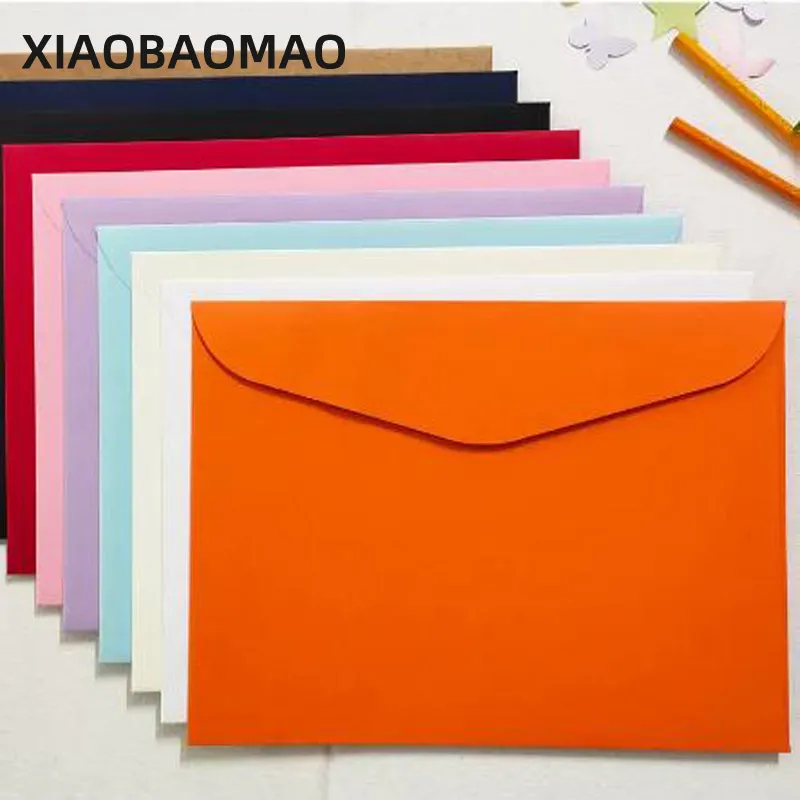 20pcs-9-12-inch-2286-3048mm-a4-envelope-blank-cardboard-business-gift-envelope-thickened-western-style