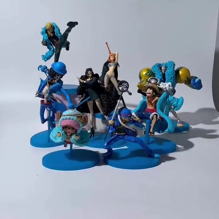 One Piece Figure Anime 20th Anniversary Blue Ver.Luffy Zoro