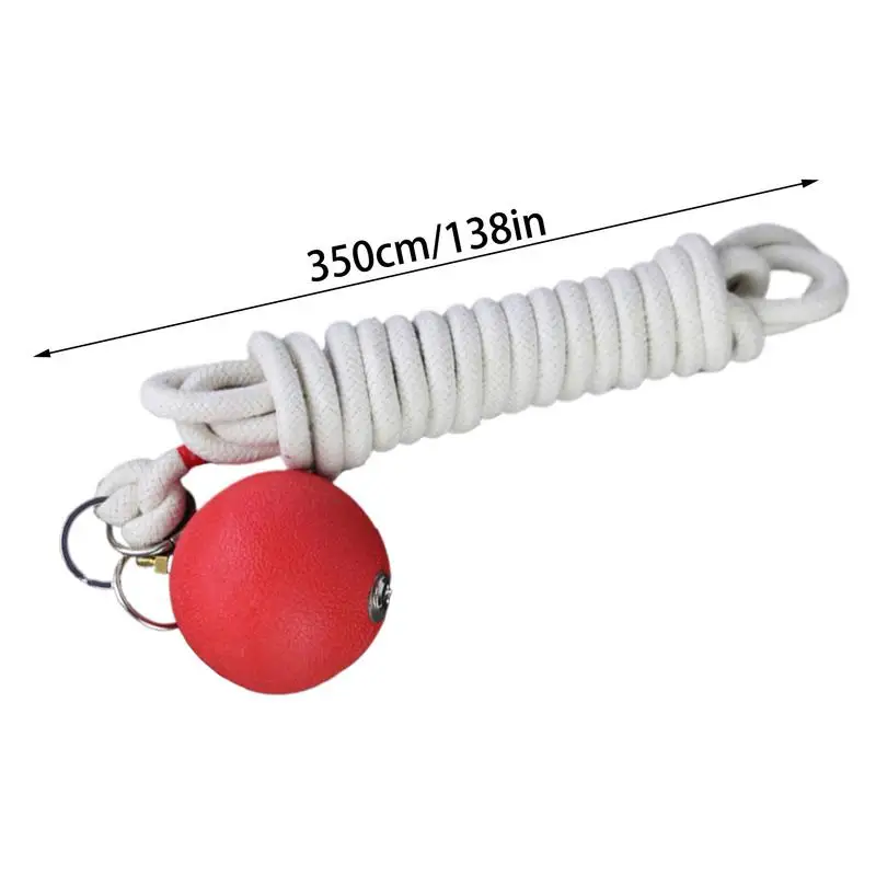 Hammer Throw Practice Rubber Throw Practice With Rope Dart User-Friendly Fitness Equipment Martial Arts Chinese Traditional