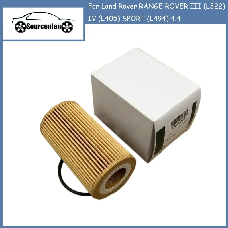 

Oil Filter Element Suit For Land Rover RANGE ROVER III (L322) IV (L405) SPORT (L494) 4.4 OEM NO LR022896