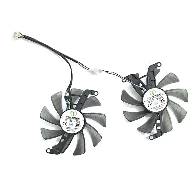 그래픽 카드의 성능을 향상시킬 수 있는 더블 팬 디자인의 GPU 팬