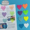8Packs/Set Transparent Sticky Notes Self-Adhesive BookMarkers Annotation Reading Book Clear Tab Kawaii Cute Stationery 1