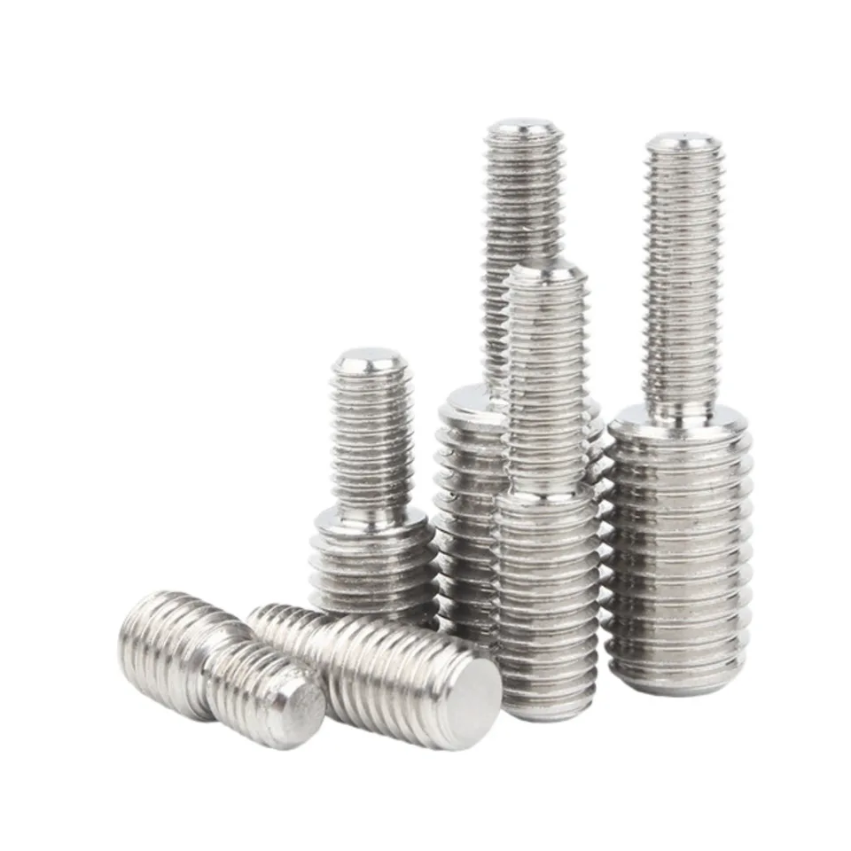 304 Stainless Steel M3 M4 M5 M6 M8 M10 M12 M14 M16 M20 Thread Adapter Male To Male Conversion Double Head Transfer Screw Bolt - 13 - View #6