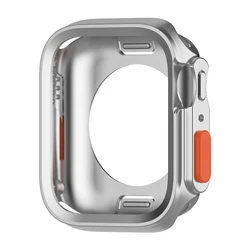 Premium Shockproof TPU Protective Bumper Case for iwatch 40mm - 41mm (Silver)
