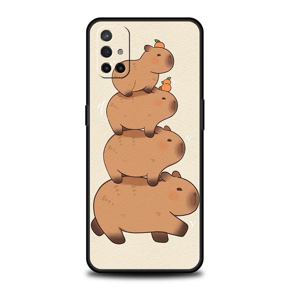 Cute Cartoon Capybara Silicone Phone Case Cover