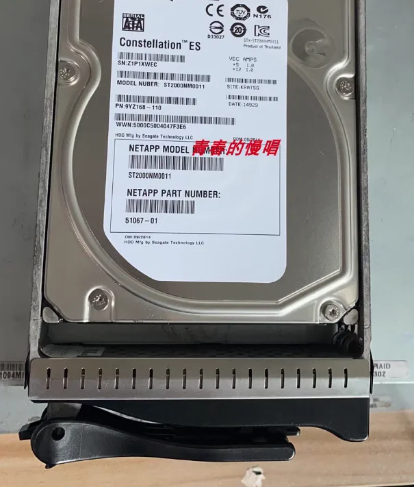 For 51067 01 2TB SATA FC SF640 SF680 SF940 SF980 hard drive