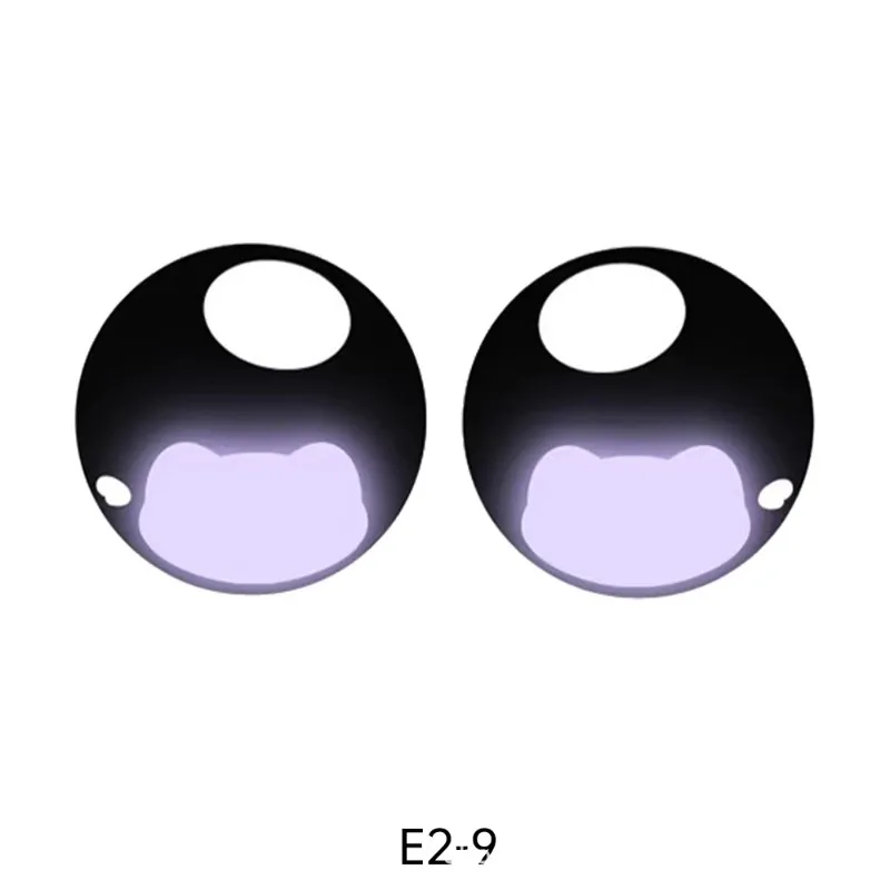 Tieraugen Cartoon Tierkopf Augenzubehör Malerei Pelzige Tieraugen Kig Serie Abnorme Pupille Druck DIY Zubehör 11