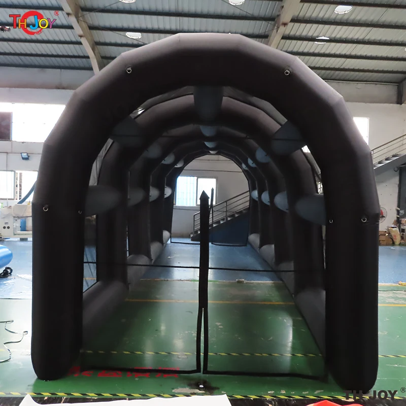 Cage De Frappe Gonflable Ejia 12x4 M – Multisport (baseball, Foot, Tennis) – Toile 420D Oxford