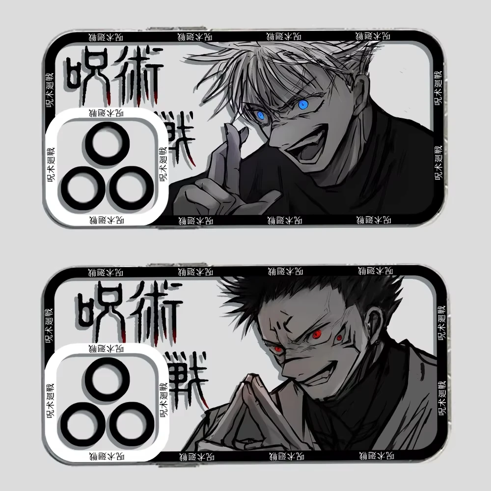 Anime Jujutsu Kaisen Clear Soft TPU Phone Case