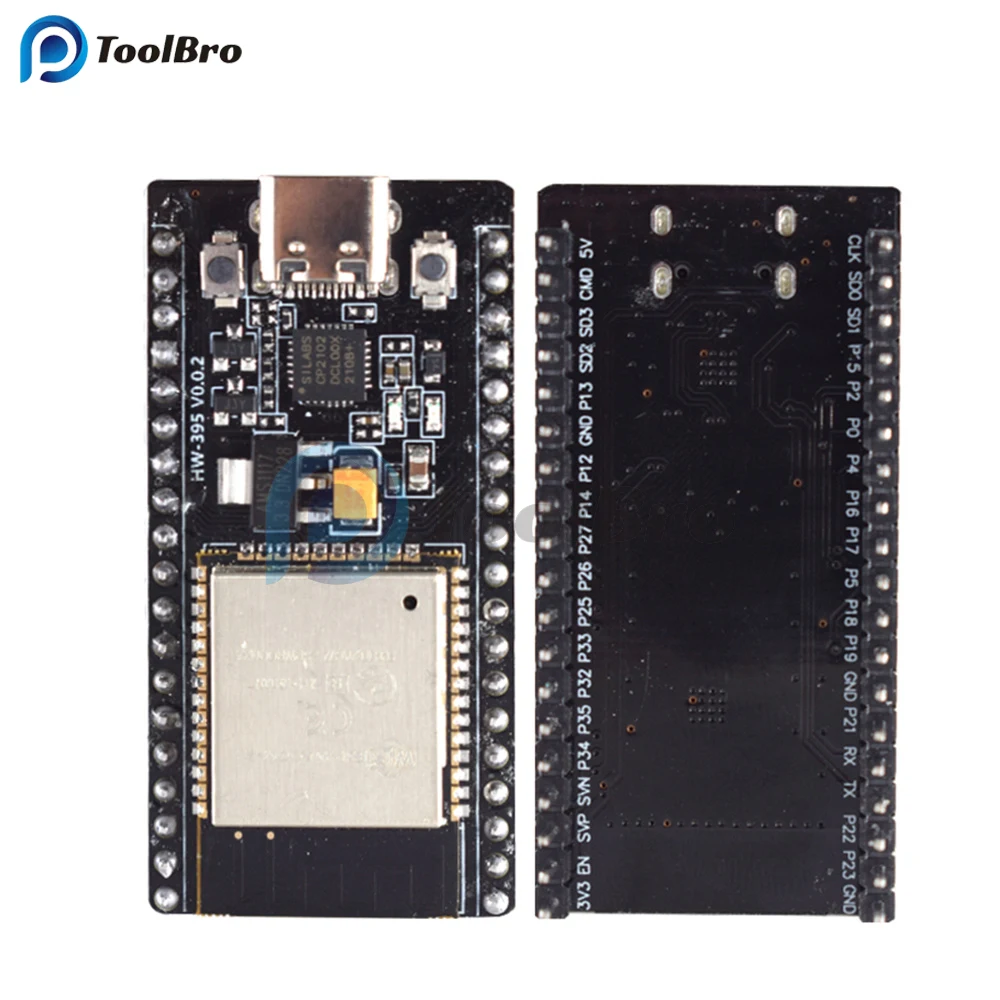 ESP32 Беспроводная плата разработки Wi-Fi Bluetooth TYPE-C USB CH340C ...