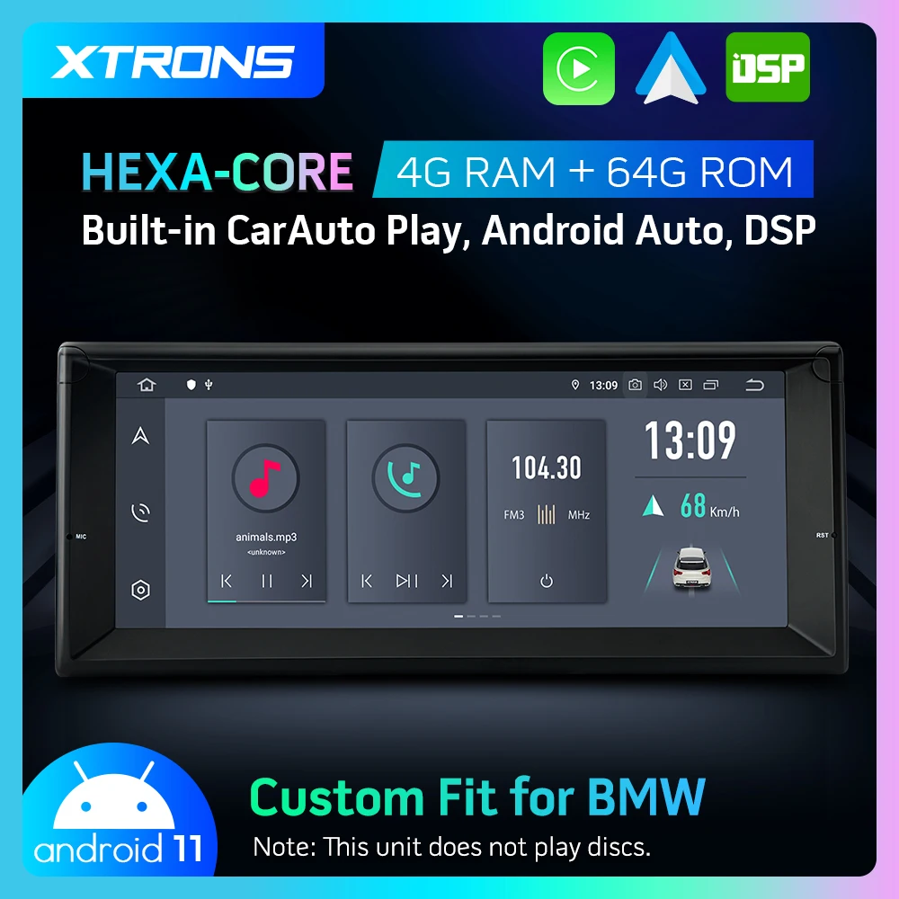 XTRONS 10 25 'ɺndroid 11 автомобильный радиоприемник для BMW E39 M5 1999-2003/7 серии E38 1994-2001