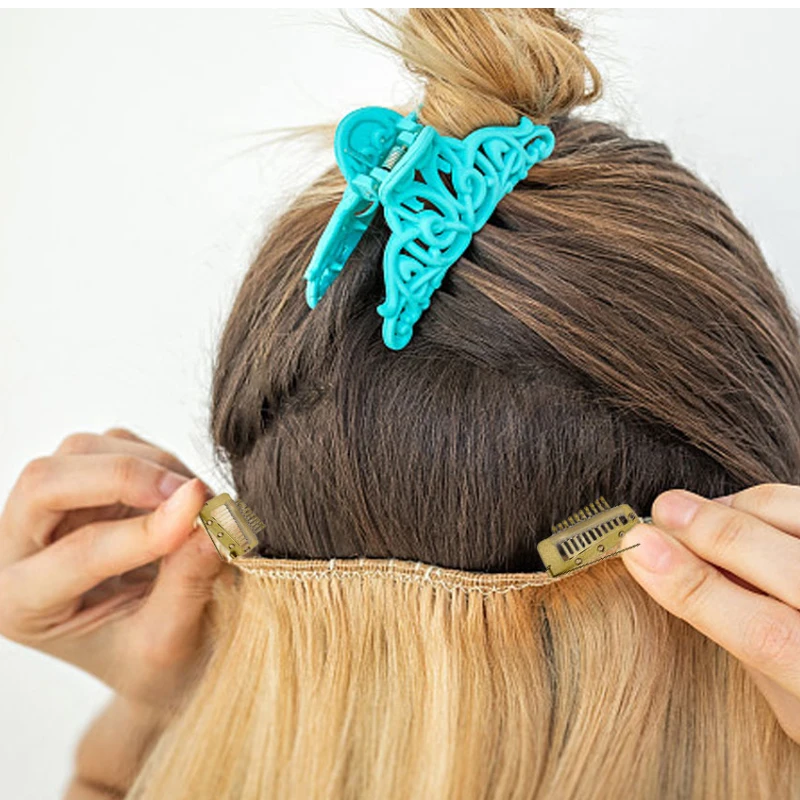 1/5/10Pcs Strong Chunni Clips , Wig Hair Extension Hair Clip