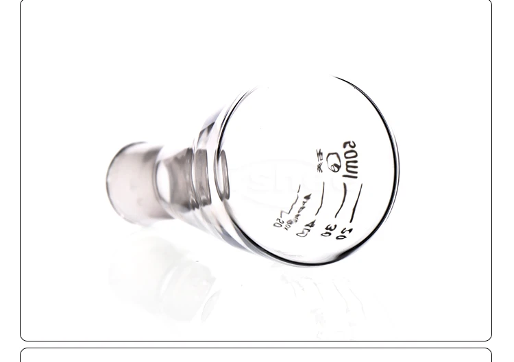 Quarz glas konischen glaskolben (50ml) – Detail 4