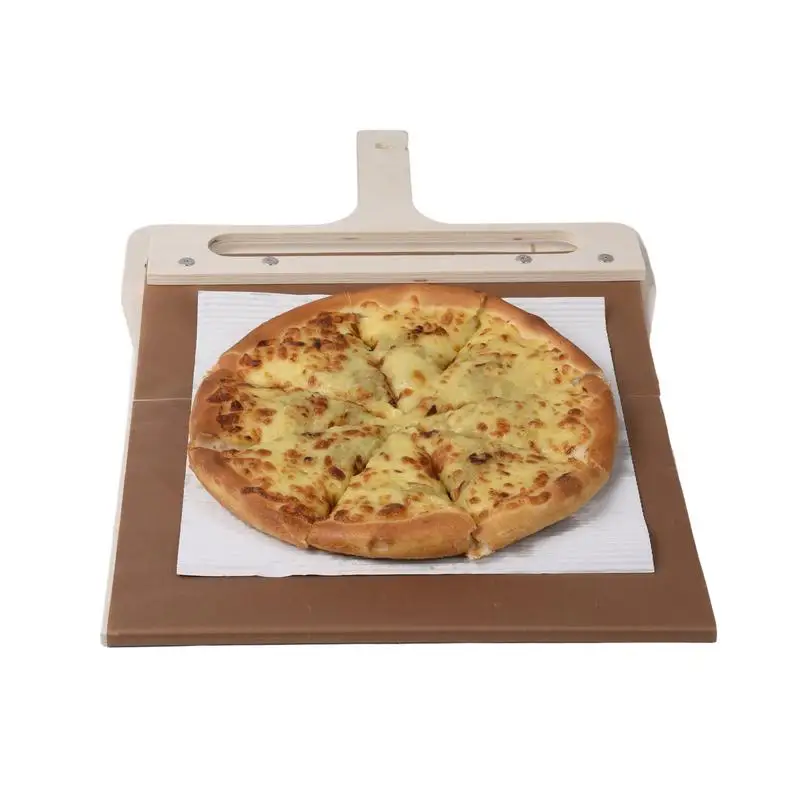 

Pizza Peel Board Wood Pizza Spatula With Handle Sliding Pizza Peel Perfect Pizza Peel for Indoor and Outdoor Ovens for home