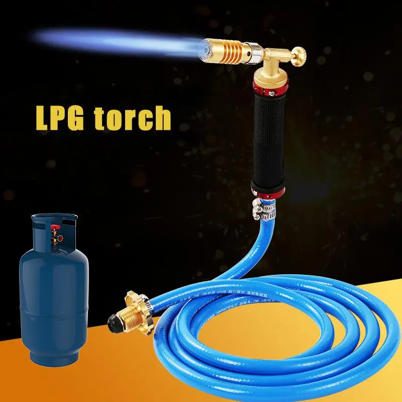 DIYWORK Ignition Welding Gun Welding Tool Liquefied Propane Gas for Soldering Weld Cooking Welding Gas Torch Blower