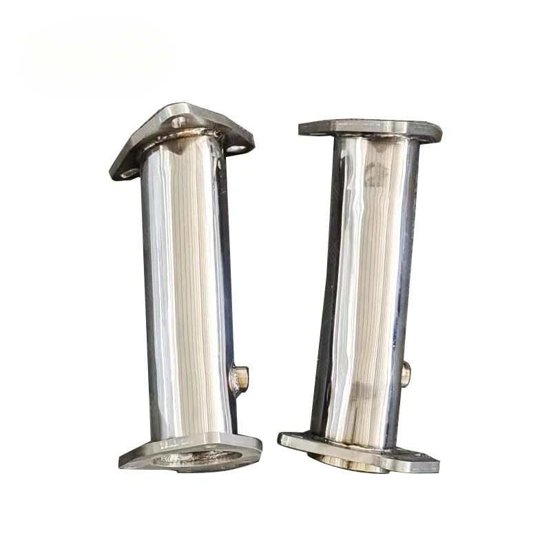 High quality hot sellin Stainless Steel Polished Catless Exhaust Downpipe For Chevrolet Corvette C8 Automobile Accessories