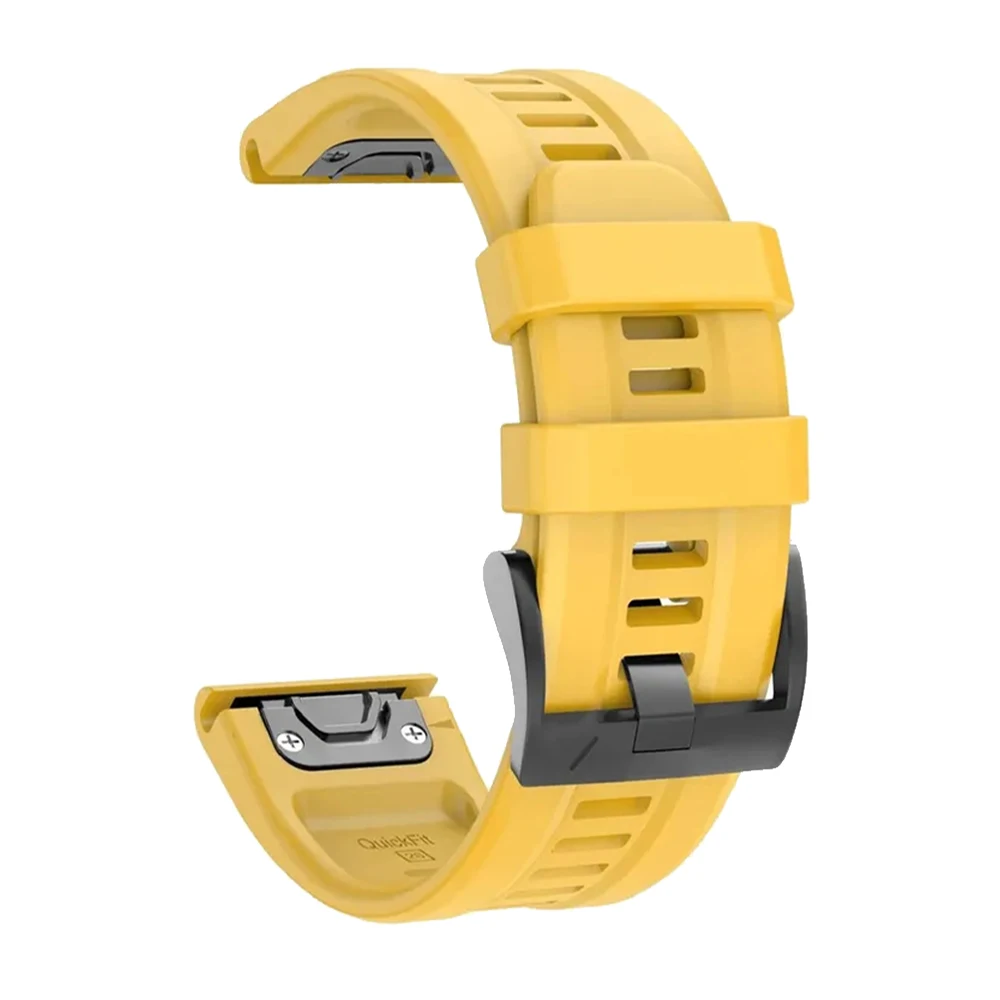 Two-Tone Silicone QuickFit Watch Band Strap Bracelet