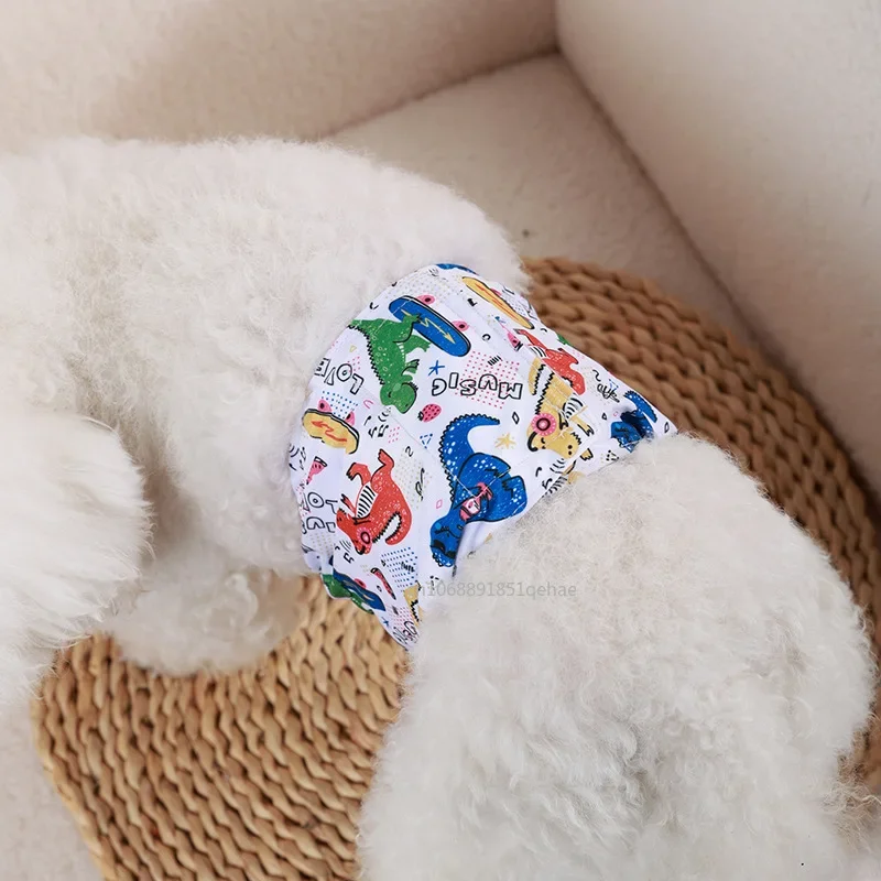 Washable Reusable Dog Diapers Male Physiological Pants Cotton Belly Wrap Band for Large Small Medium Dog