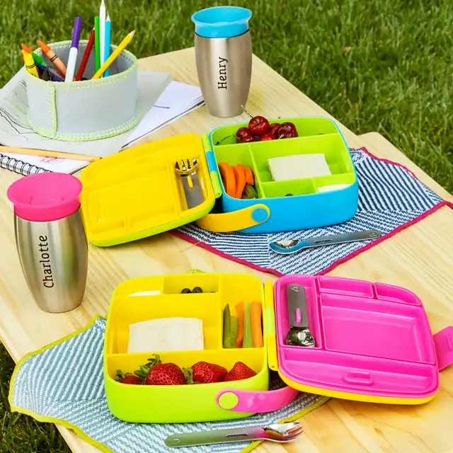 Box Toddler Lunch Box, BPA-Free, Green/Yellow/Blue - AliExpress