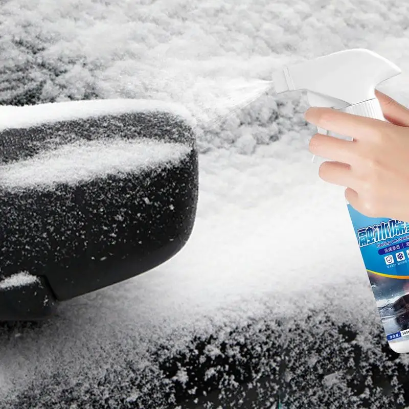 Car Window Defroster Spray Powerful Defroster Spray For Windshield 500ml Mild Vehicle Fluid For Front