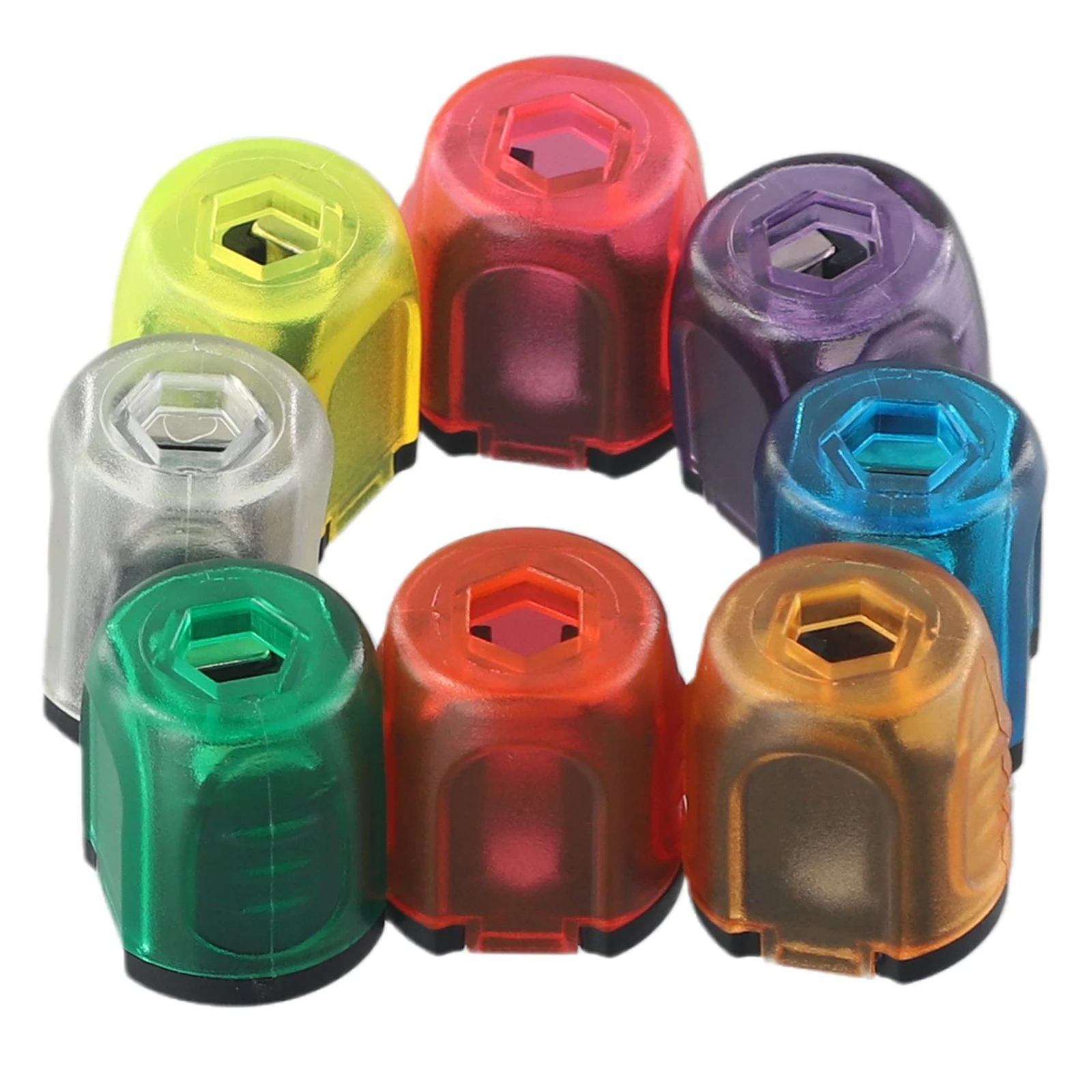 

Magnetic Bit Holder Non-slip Magnet Ring Plastic Alloy Steel Screwdriver Bit Holder For 6.35mm Shank Magnetizer For Drill Bits
