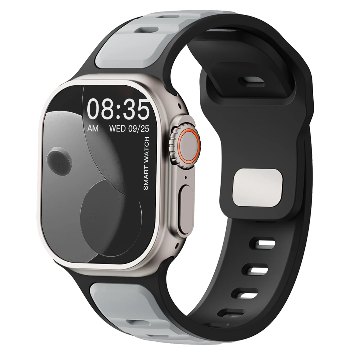 ตัวเลือกสินค้า สายซิลิโคนกันน้ำสำหรับ Apple Watch หลายรุ่น 40-49 มม.