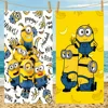 Cute M-minions Towel Quick Drying Pure Cotton Polyester Thick Bath For Children Adults Sports Travel Swimming And Surfing Towels 1