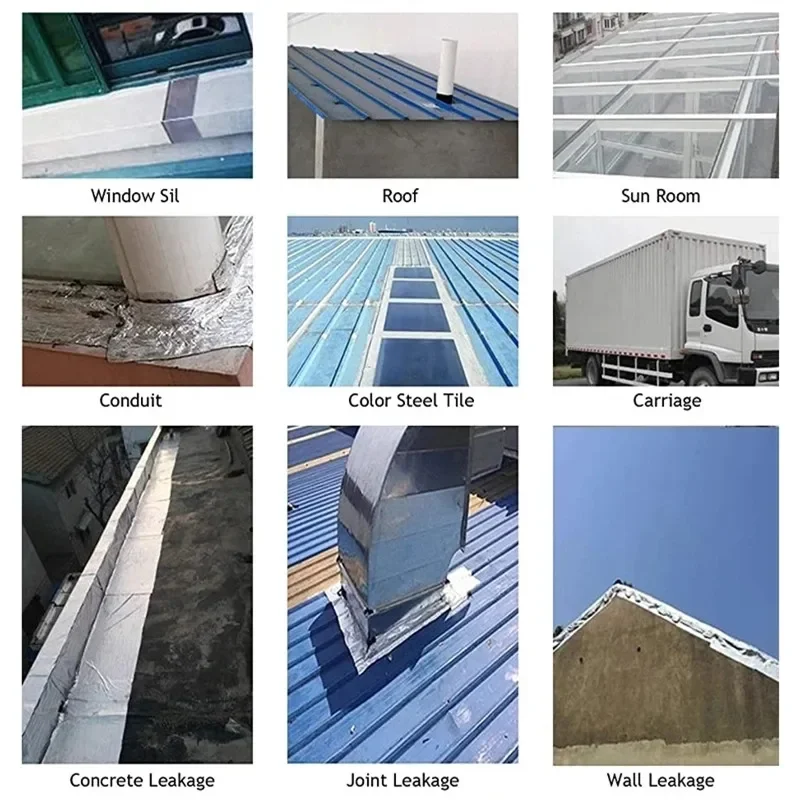 Waterproof Butyl Sealing Tape for Roof Duct Crack Repair
