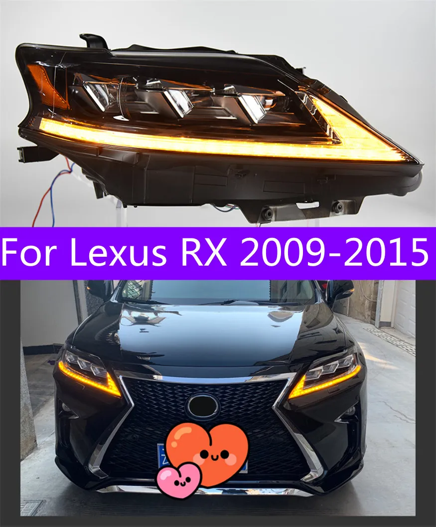 LED Head Lamp for Lexus RX270 20092015 Headlights RX350 DRL Turn