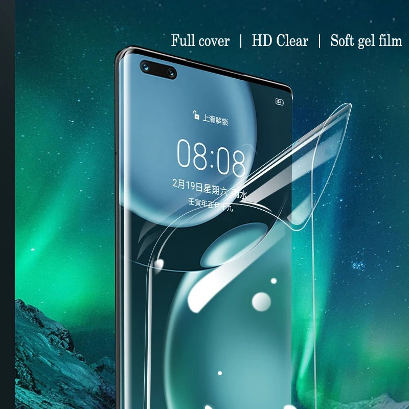 Premium 6-in-1 Full Cover Hydrogel Film Lens & Screen Protector