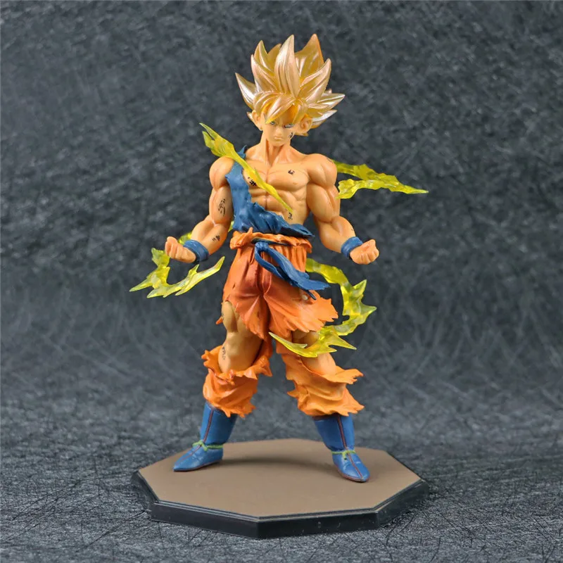 Figura Goku Super Sayajin Dragon Ball Z 16 cm - Universo Ucomics  Colecionáveis