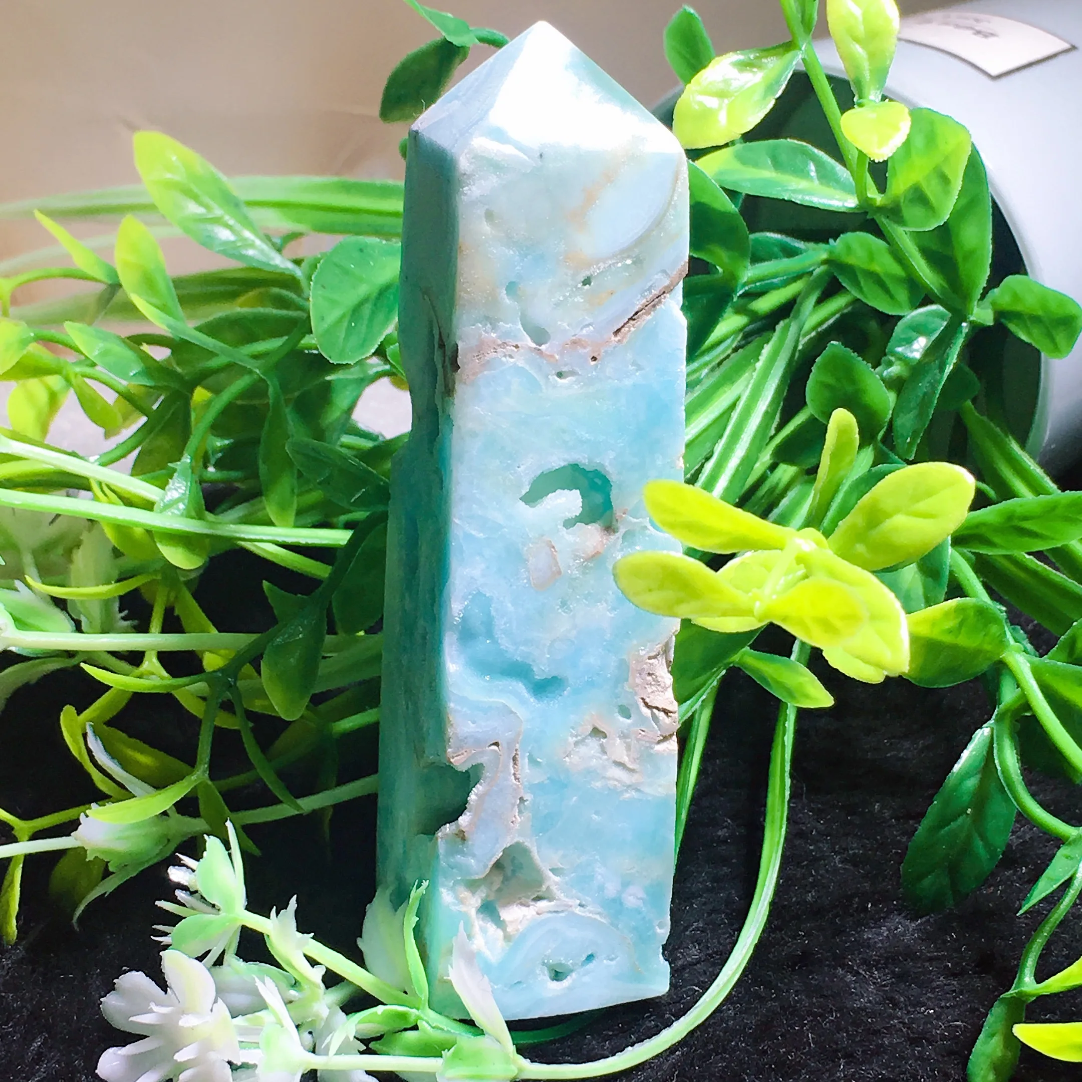 Blue Aragonite Tower 2425
