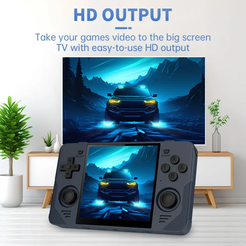 NEW RGB30 Retro Pocket 720*720 4 Inch Ips Screen Built-in WIFI RK3566 Open-Source Handheld Game Console Children's Gifts