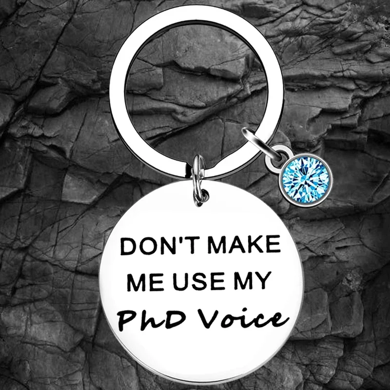 

Funny PHD Graduation Gift Keychain Doctorate Student Graduate Key Rings daughter son best friend Graduate Gift