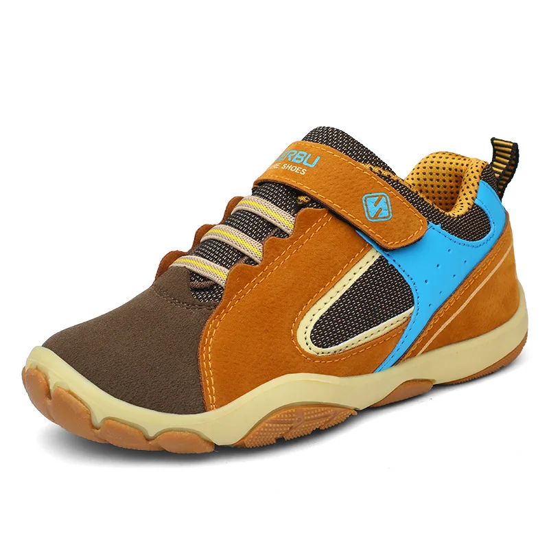 Genuine Leather Children Shoes Waterproof Kids Sneakers Breathable Girls And Boys Sports Shoes Outdoor Trainers Casual Comfort