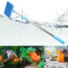 180° adjustable Super Long Handle Aquarium Fish Tank Glass Window Algae Double-Sided Sponge Cleaning Brush Cleaner Scrubber