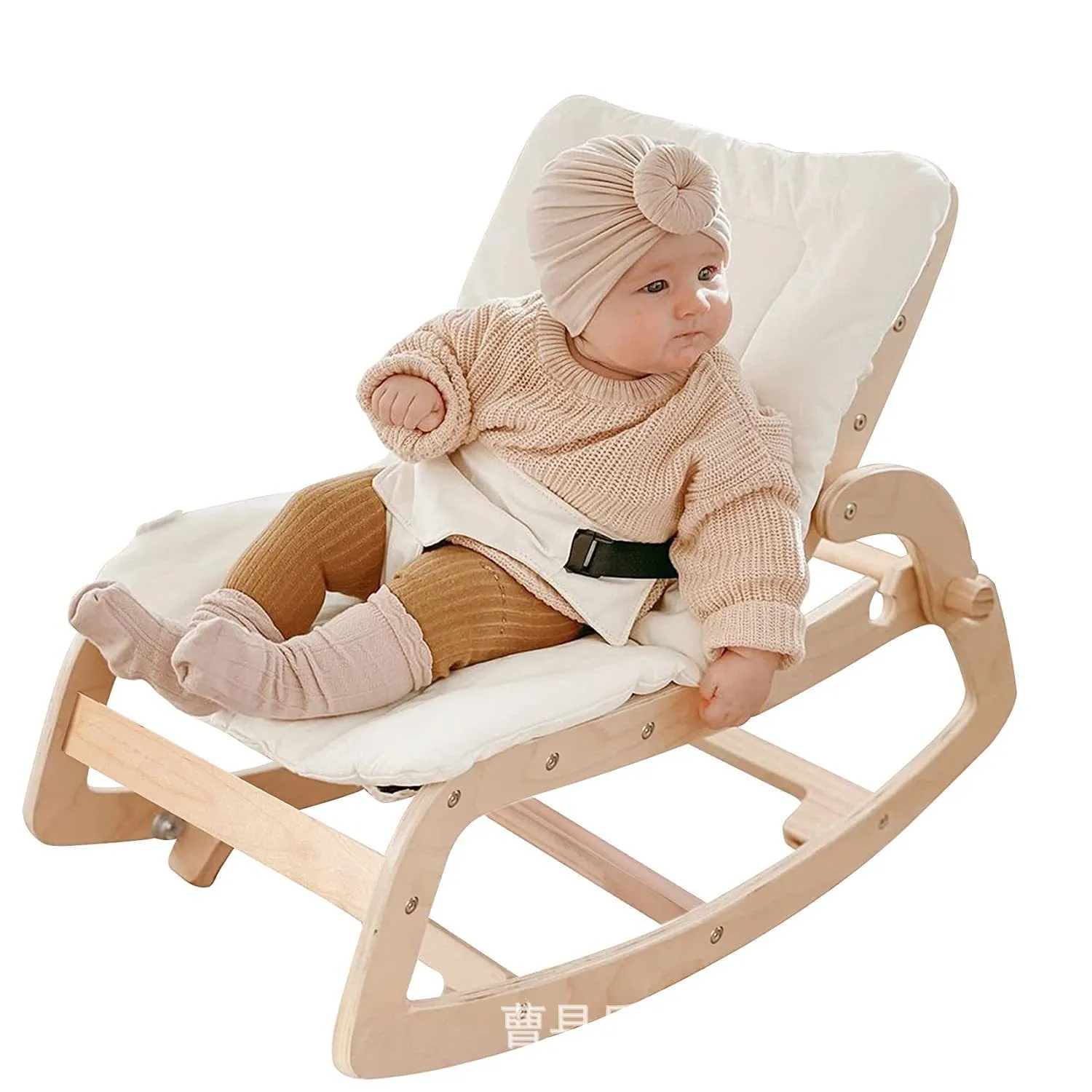 Bouncers,Jumpers & Swings solid wood Baby Bouncer Rocking chair for