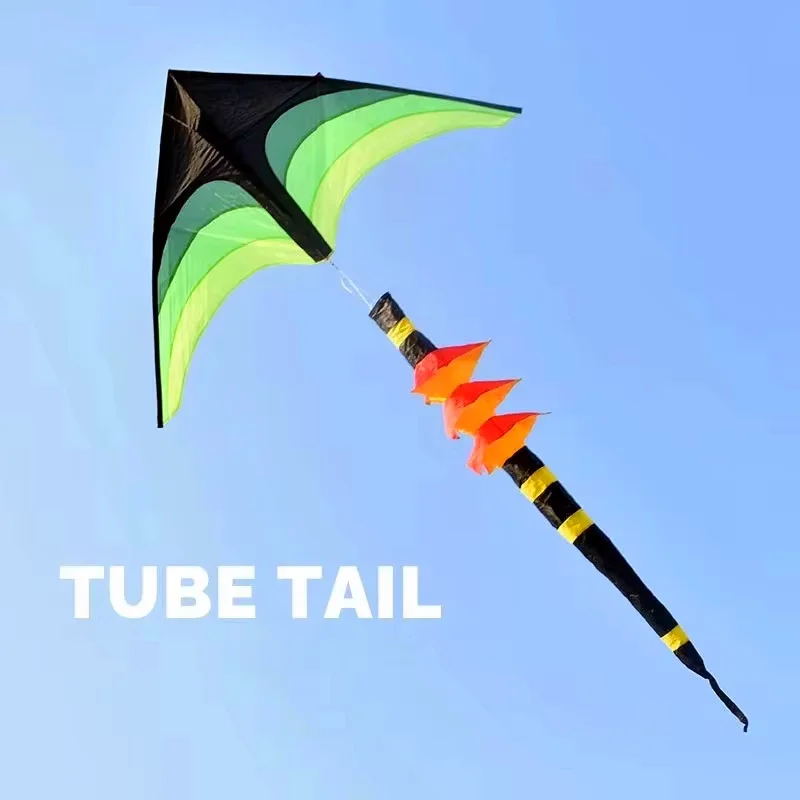 3d kite tails rainbow windsock kite flying outdoor sport beach for adults parachute accessories kitesurf