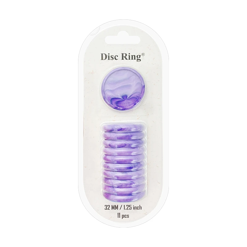 Planner Disc Bound Ring Binding Discs 11pcs 24mm 28mm 32mm 38mm Mushroom Binder Ring Discbound Discs Loose Leaf Binder plastic binding rings metal ring binder metal binder ring book binding supplies