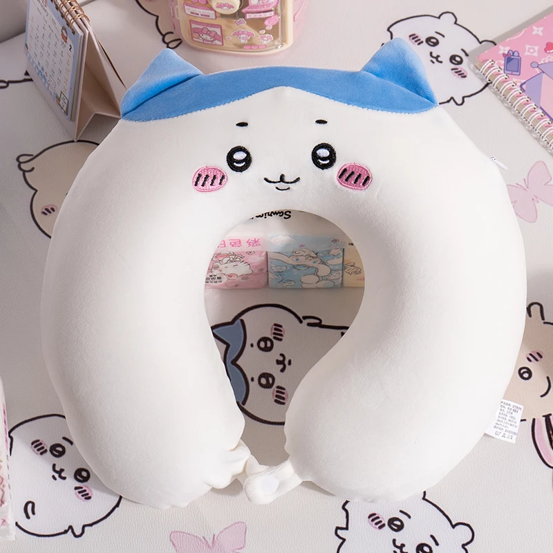 Comfortable Memory Foam U-shaped Neck Pillow Kawaii Travel Pillow Chiikawa USAGI Hachiware Nap Pillow Gifts Japanese Style 6