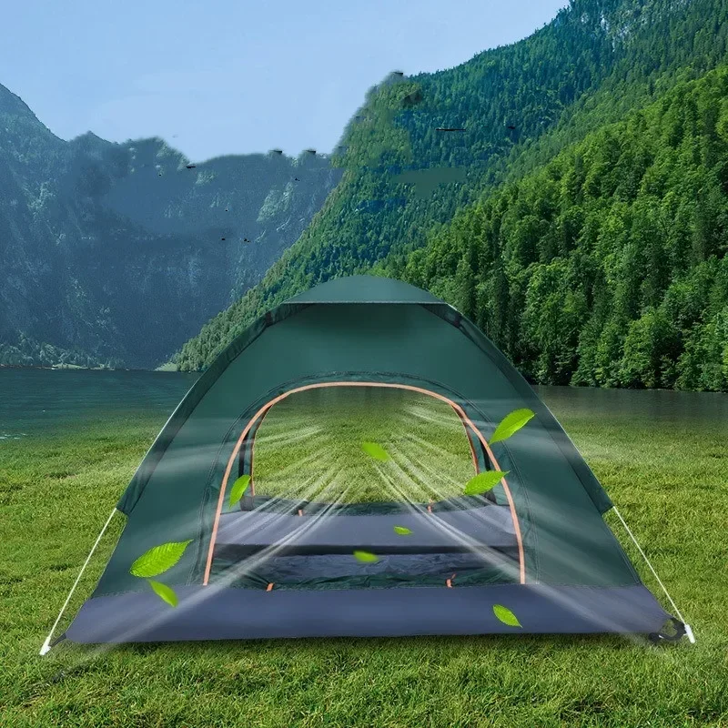 1-2 Person Outdoor Pop Up Tent Waterproof Tent Camping Family Outdoor Llightweight Instant Setup Tourist Tent Sun Shelter Tents