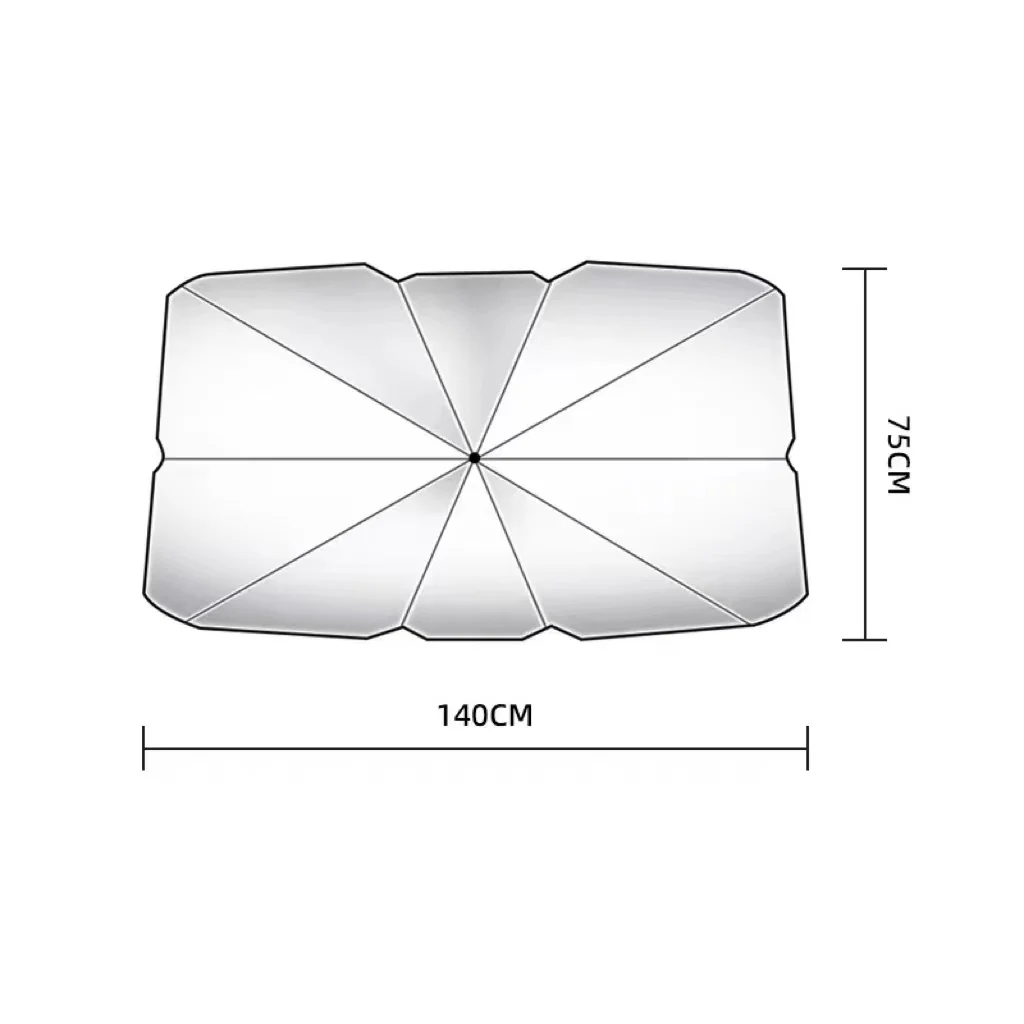 Premium Foldable Windshield Sun Shade Umbrella